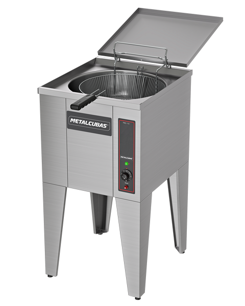 Fritador Elétrico água/óleo 35 litros - 5.000W - 1 resistência - FAO 1 C- METALCUBAS