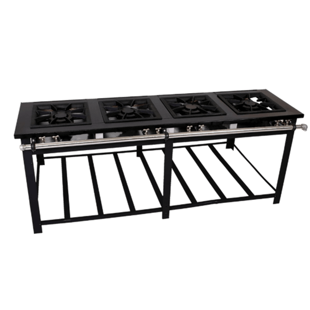 FOGÃO A GÁS MAXI 4 QUEIMADORES MISTOS 2QD/2QS LINHA ESP FORNO - VENANCIO