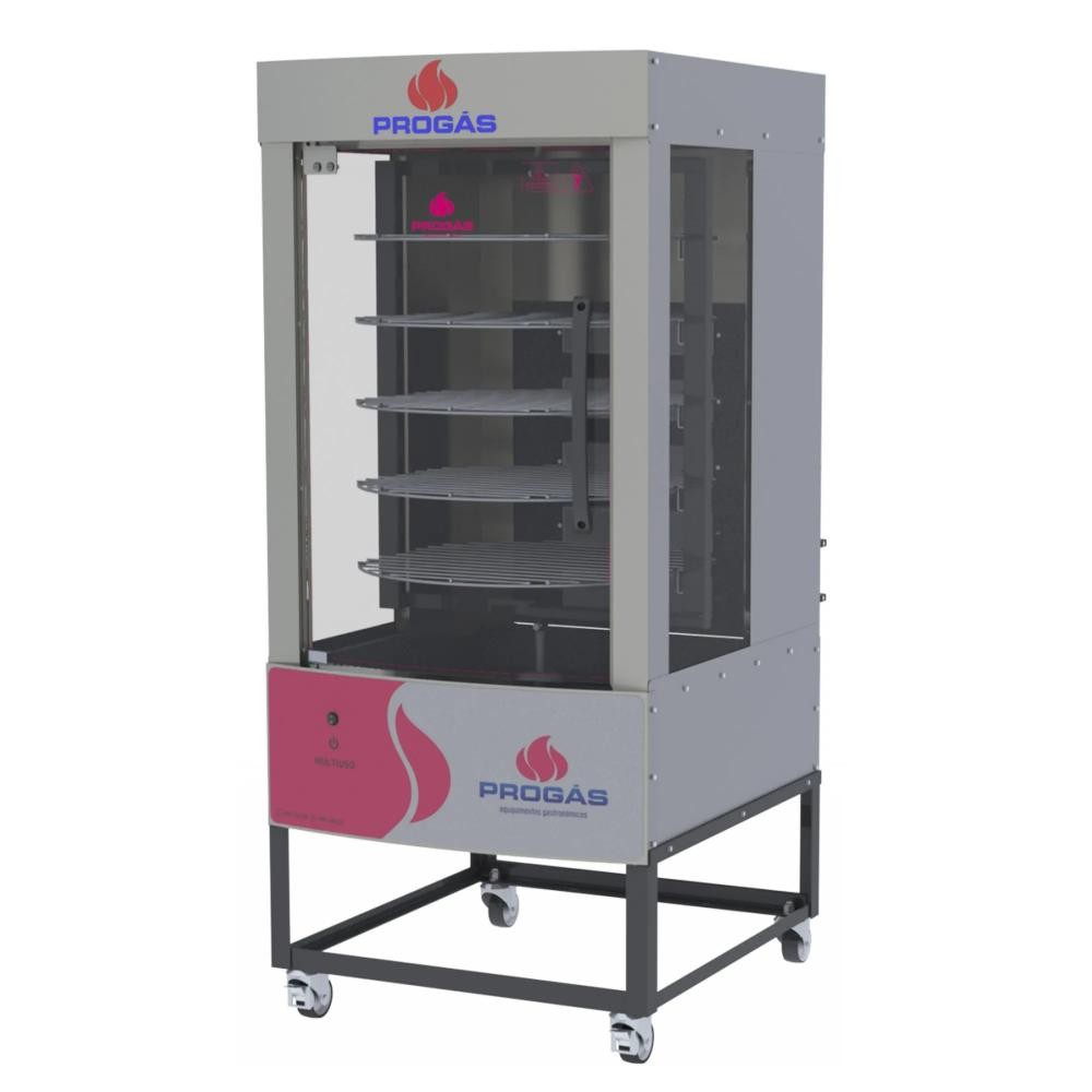 Forno Multiuso Giratório a Gás Natural Progás 70kg Bivolt PRP-242 G5