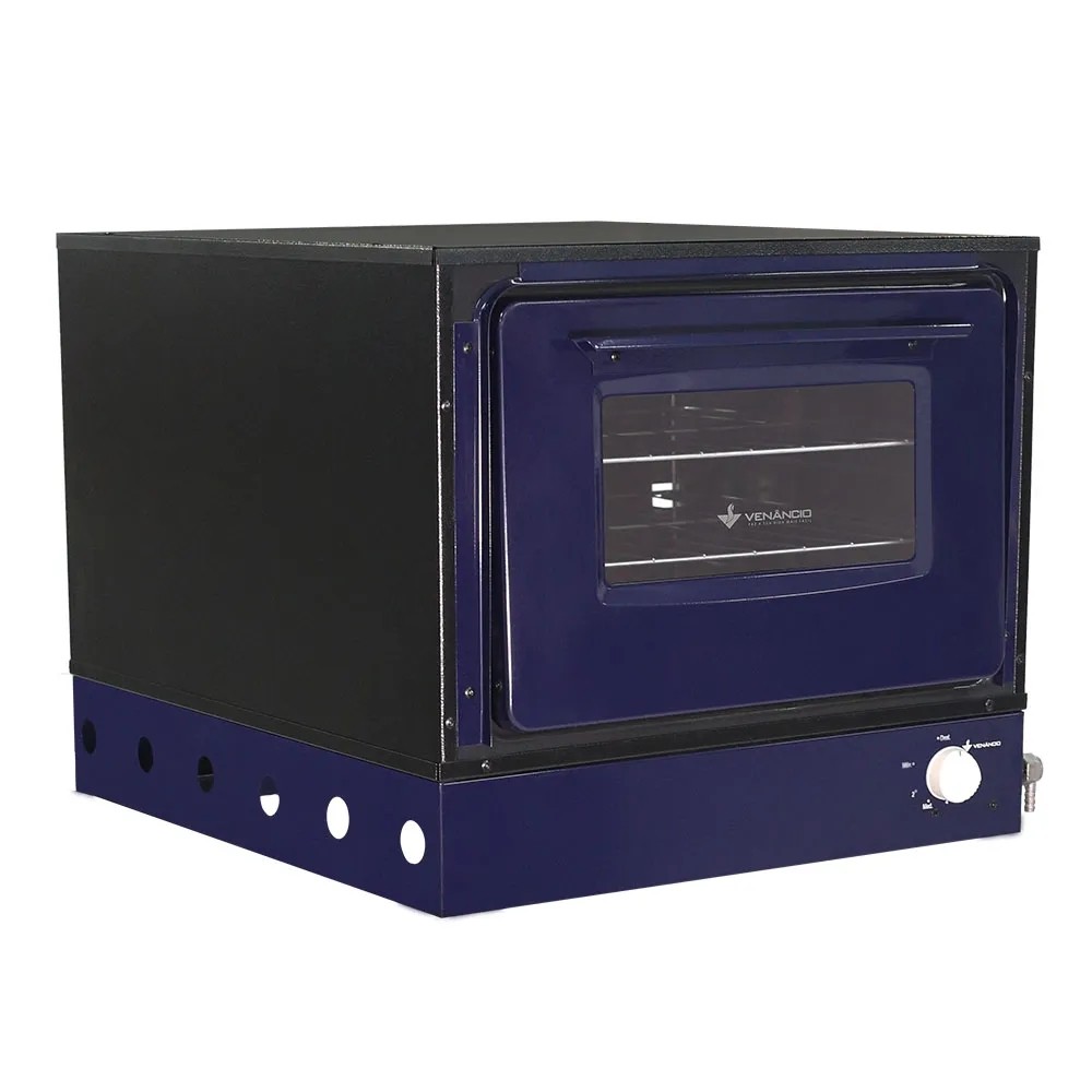 FORNO PARA FOGÃO BRAVO 2 BOCAS AZUL - VENANCIO