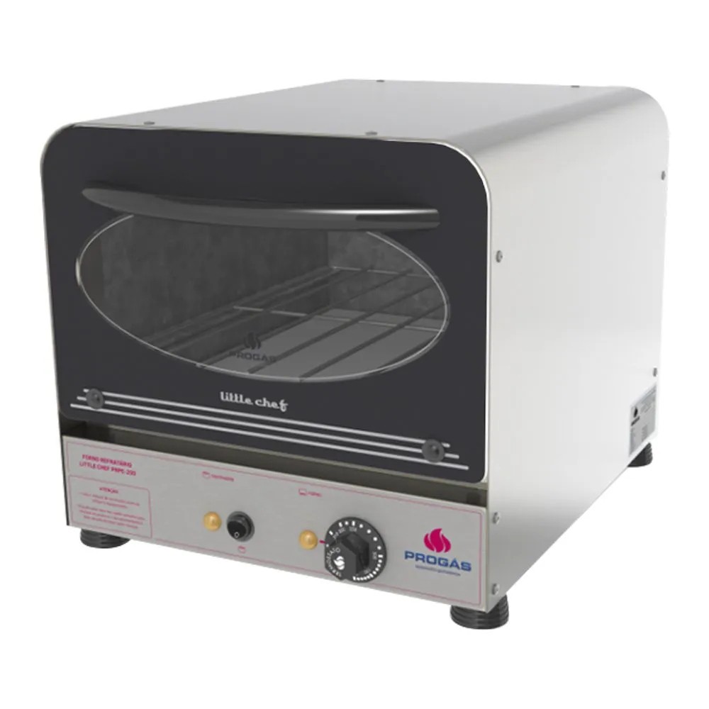 Forno Refratário Litthe Chef Progás Inox Elétrico PRPE-200I
