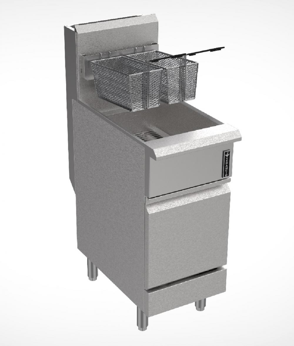 Fritadeira a Gás PFR16G-GB Linha Prime 16L Óleo 2 Cestos - VENANCIO