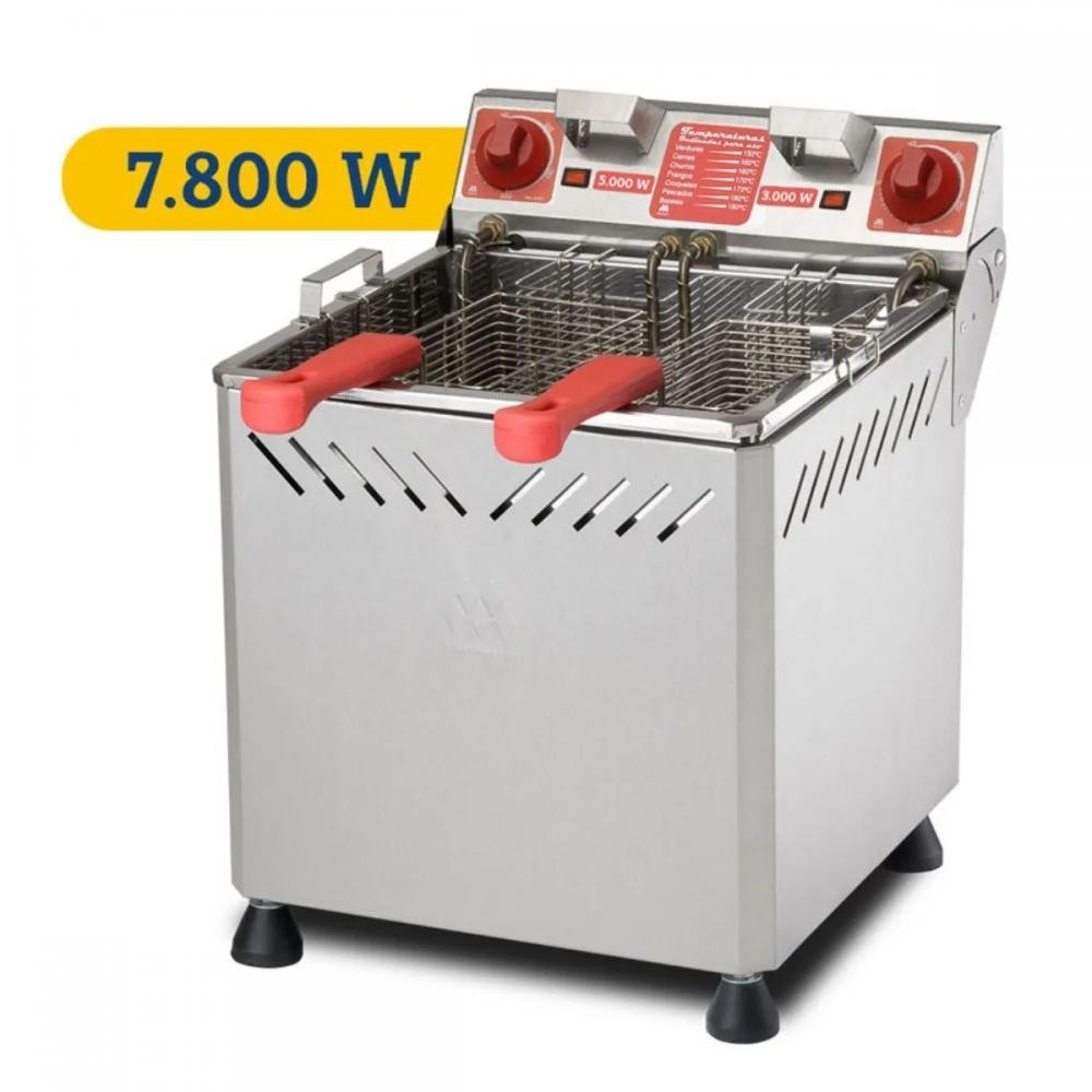 Fritadeira Água e Oleo 25 Litros Mesa 8.000 W 220 V