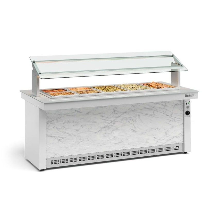 MESA TÉRMICA VITRA - 2077mm- SEM CUBAS- GBTA-200 BR