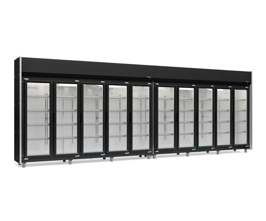 REFRIGERADOR VERTICAL AUTO SERVIÇO -5826mm- TEMPERATURA  -2° a +7° -GEAS-10P PR