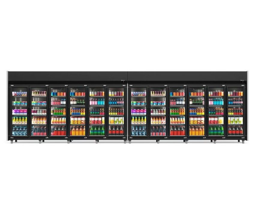 REFRIGERADOR VERTICAL AUTO SERVIÇO -6946mm- TEMPERATURA  -2° a +7° -GEAS-12P LB PR