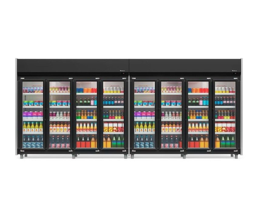 REFRIGERADOR VERTICAL AUTO SERVIÇO -4706mm- TEMPERATURA  -2° a +7° -GEAS-8P TI