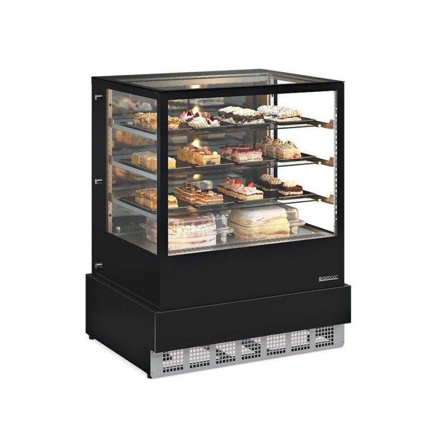 VITRINE REFRIGERADA - DUPLA FUNÇÃO - 1000 mm-VIDRO COM SERIGRAFIA- GGER-100 PR