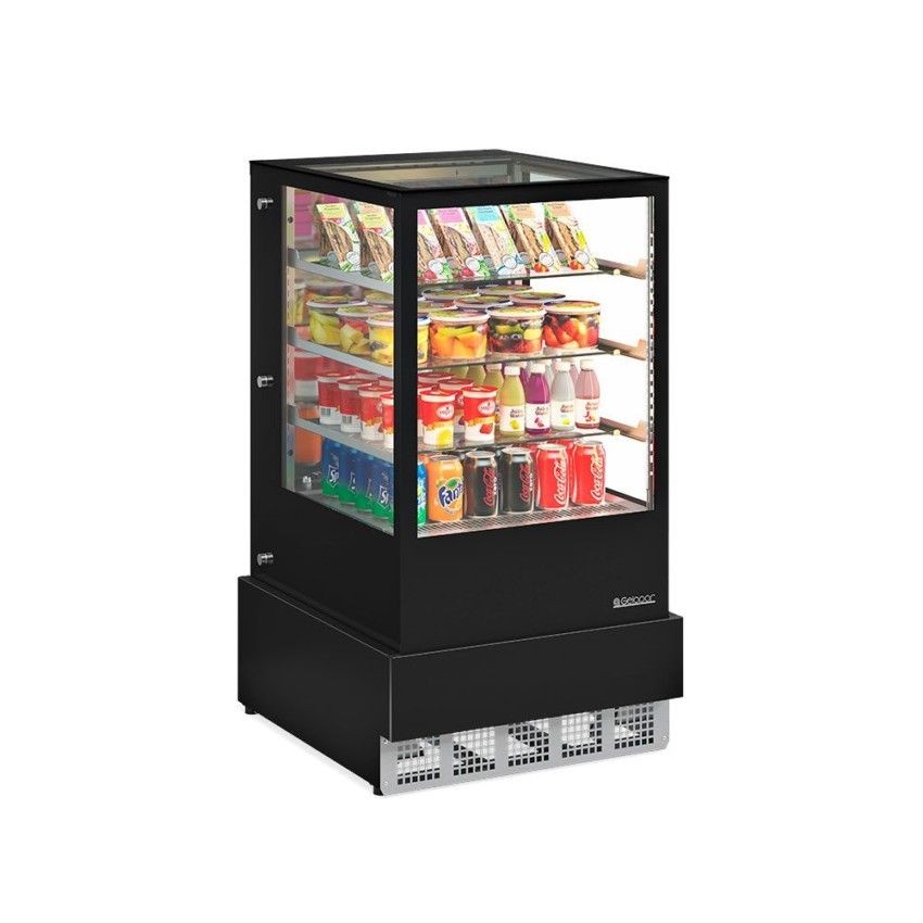 VITRINE REFRIGERADA - DUPLA FUNÇÃO - 700 mm-VIDRO COM SERIGRAFIA- GGER-070 PR