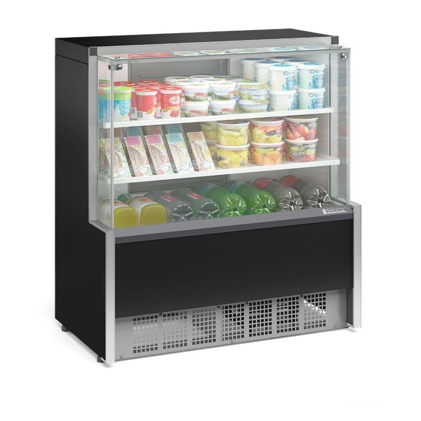 VITRINE REFRIGERADA UNIVERSAL - 2 PLACAS FRIAS - ILUMINAÇÃO LED--1070mm GPDA-110 R PR