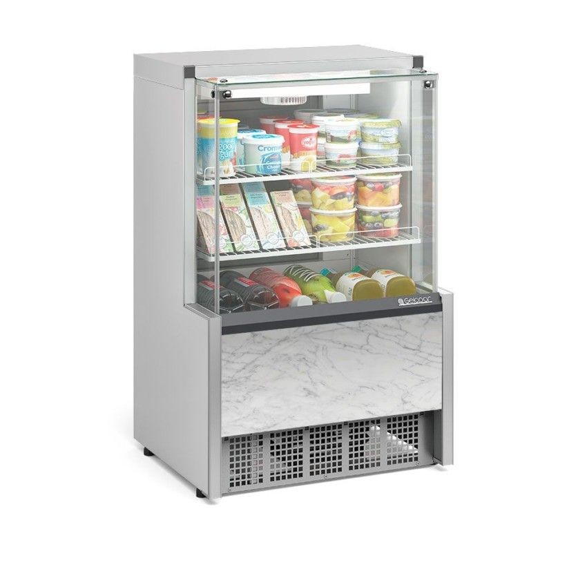 VITRINE REFRIGERADA AR FORÇADO - 740mm- ILUMINAÇÃO LED -  GPFA-075 R BR