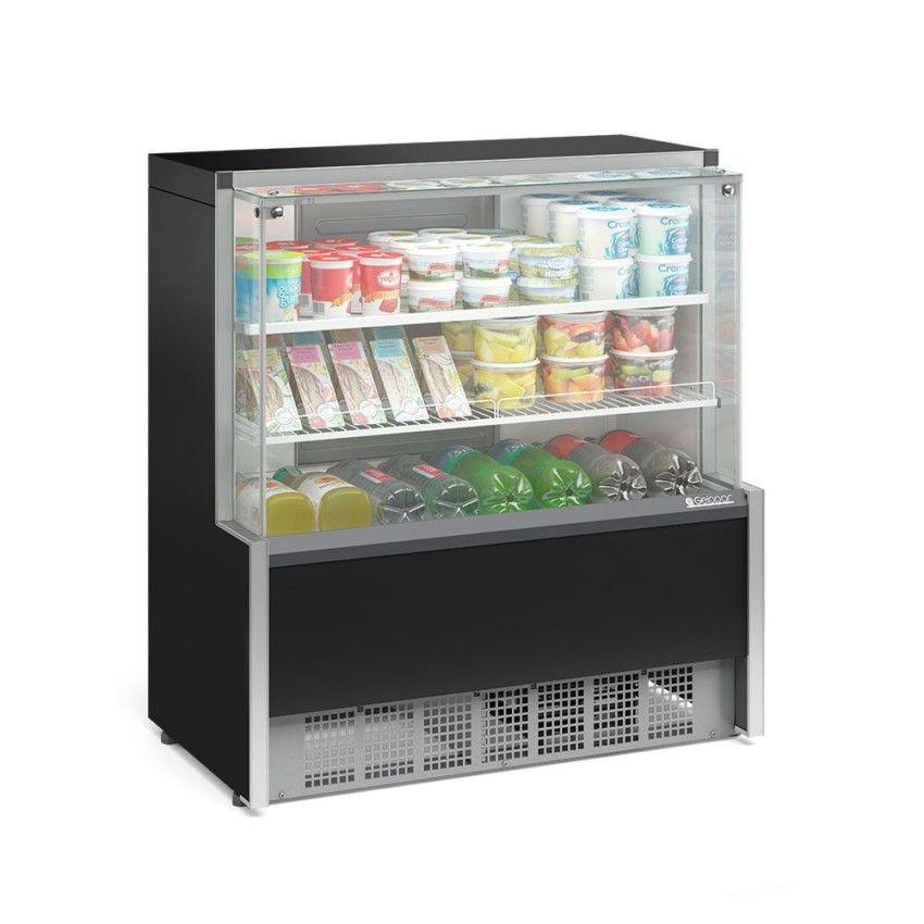 VITRINE REFRIGERADA UNIVERSAL - 1 PLACA FRIA - 1070mm- ILUMINAÇÃO LED GPSA-110 R BR