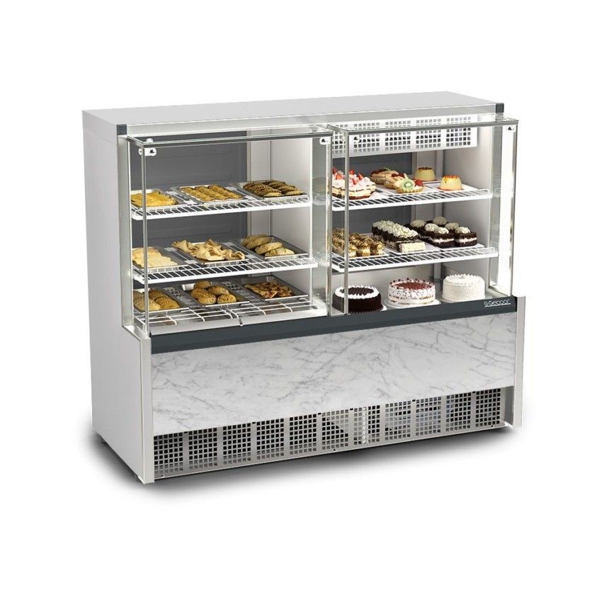 VITRINE QUENTE / FRIA - 1400mmILUMINAÇÃO LED - GQEA-140 R BG