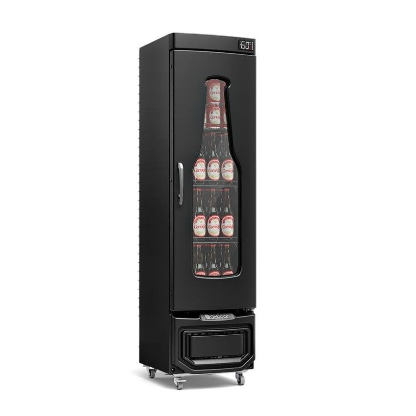 REFRIGERADOR DE BEBIDAS - CERVEJEIRA 228L - CAPACIDADE 60 GARRAFAS 600ML + 20 LATAS 350ML  GRB-23 EC PR