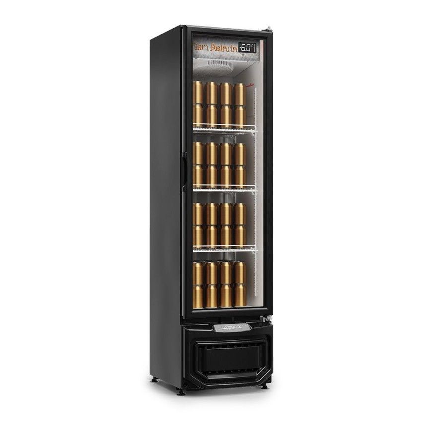 REFRIGERADOR DE BEBIDAS - CERVEJEIRA 228L - CAPACIDADE 60 GARRAFAS 600ML + 20 LATAS 350ML   GCB-23 EV PR