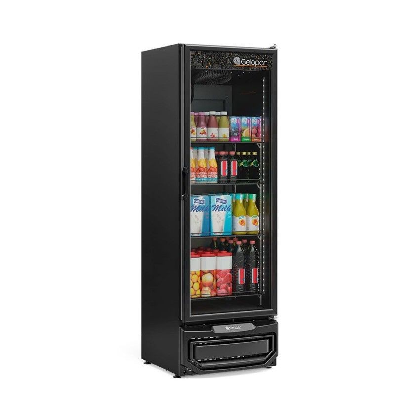 REFRIGERADOR VERTICAL CONVENIÊNCIA CARBONO - 645mm- FRIOS E LATICÍNIOS - TEMPERATURA  0° a +7°- GRV-45 LB PR