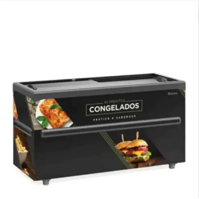 EXPOSITOR ILHA  C/ ILUMINAÇÃO LED - DUPLA AÇÃO GHDI-50 PR