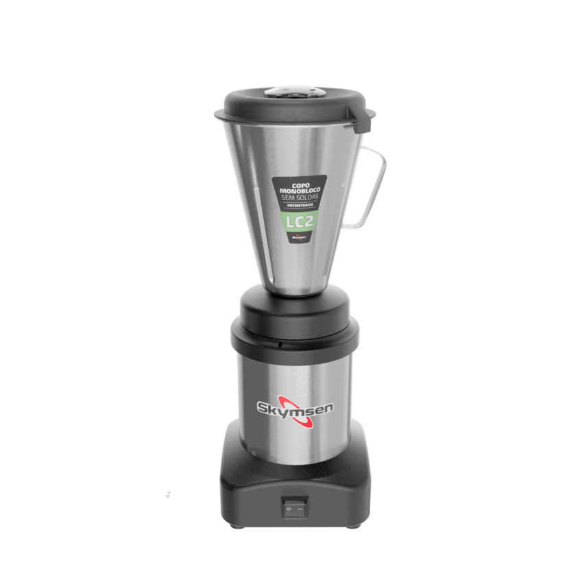 LC2 - LIQUIDIFICADOR COMERCIAL INOX, COPO MONOBLOCO INOX - 0,5 HP-CV 220 V