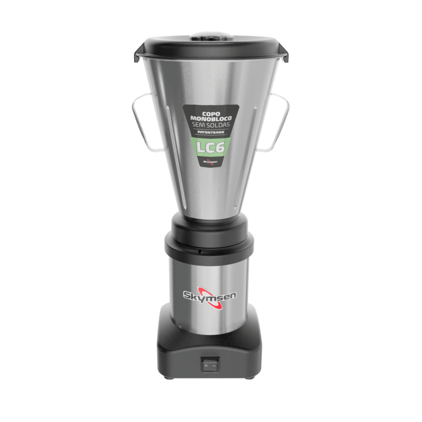 LC6 - LIQUIDIFICADOR COMERCIAL INOX, COPO MONOBLOCO INOX - 0,5 HP-CV 220 V