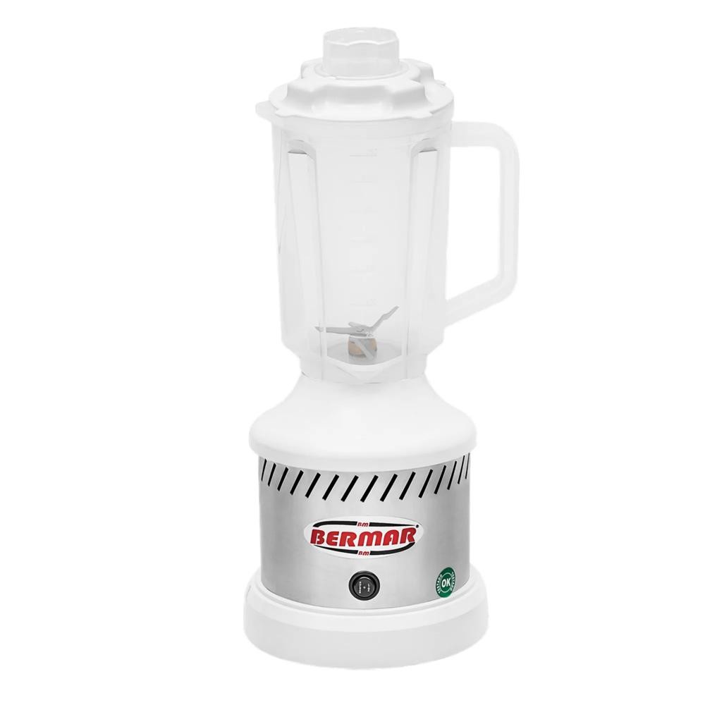 Liquidificador Alta Rotação Bermar 1,75 Litros Branco Copo Plástico BM-135