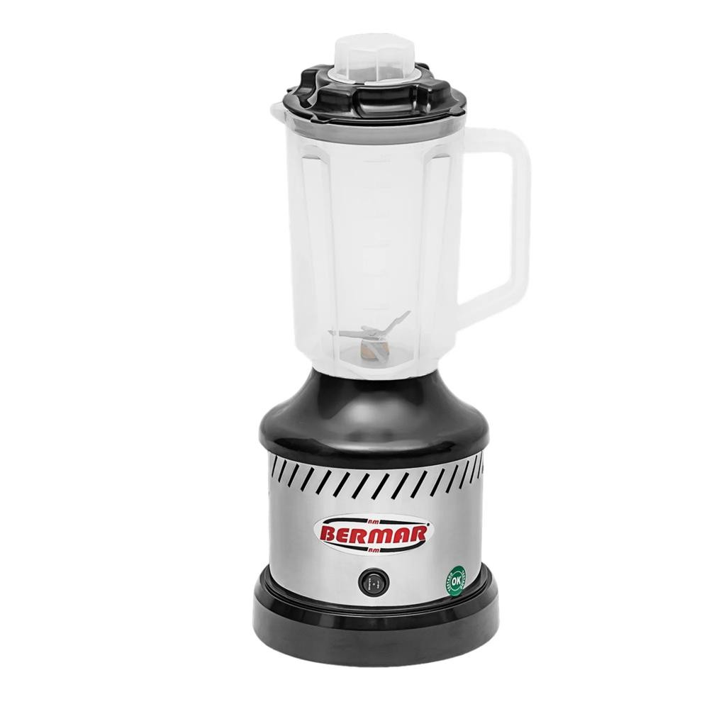Liquidificador Alta Rotação Bermar 1,75 Litros Preto Copo Plástico BM-132