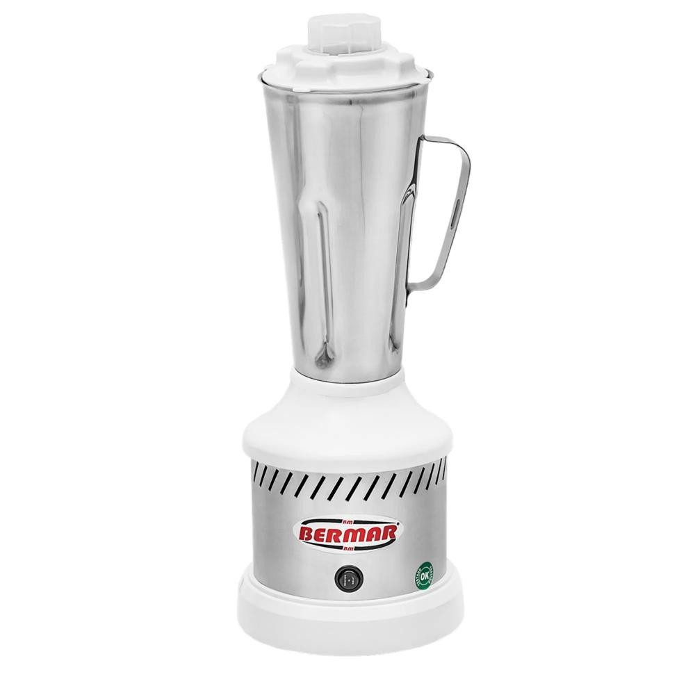 Liquidificador Alta Rotação Bermar 2 Litros Branco Copo Aço Inox BM-137