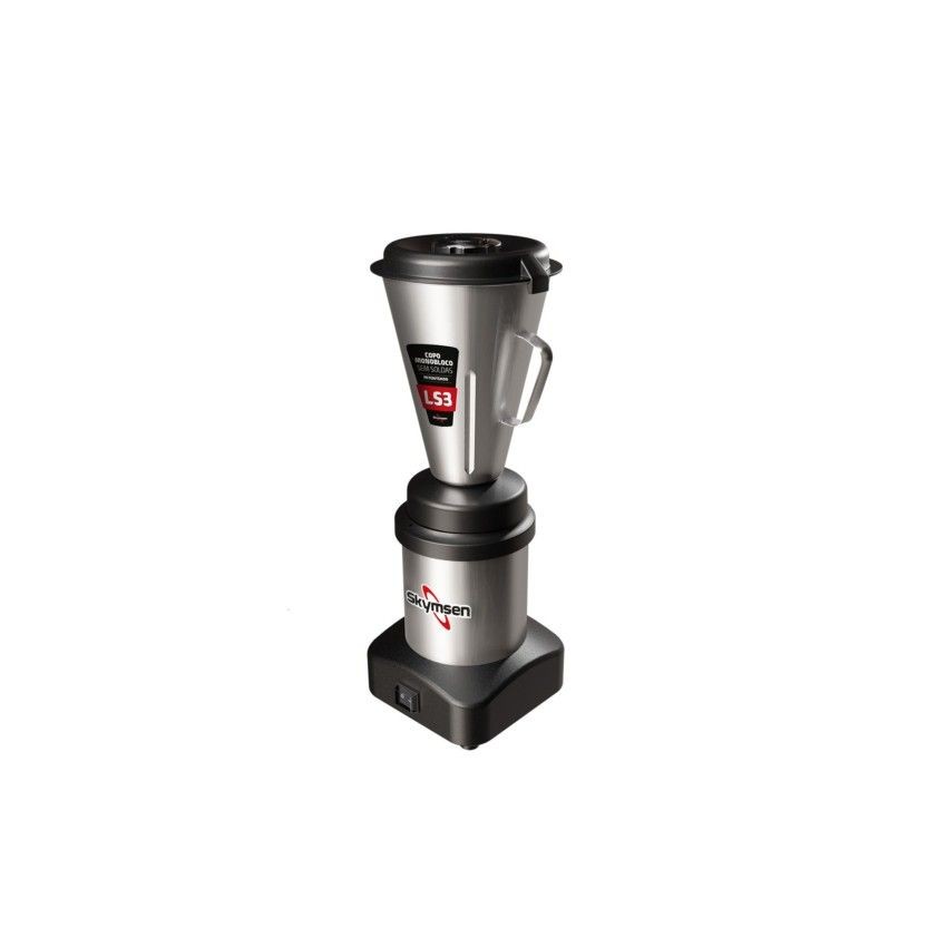 LS3 - LIQUIDIFICADOR COMERCIAL INOX, COPO MONOBLOCO INOX - 0,5 HP-CV 127/220 V