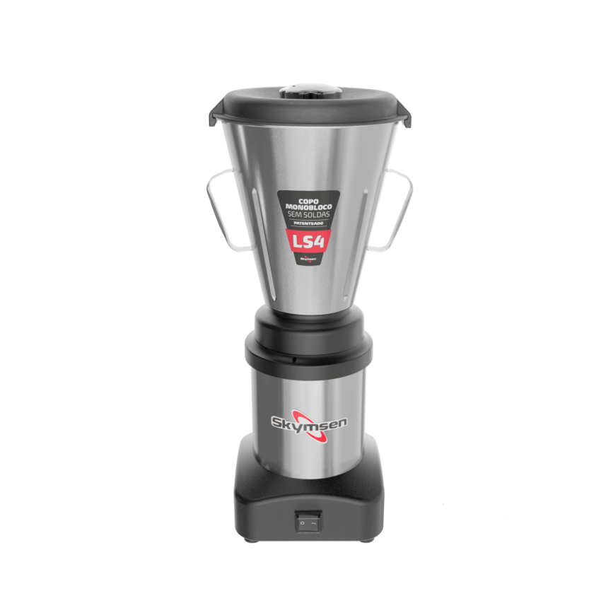 LS4 - LIQUIDIFICADOR COMERCIAL INOX, COPO MONOBLOCO INOX - 0,5 HP-CV 127/220 V