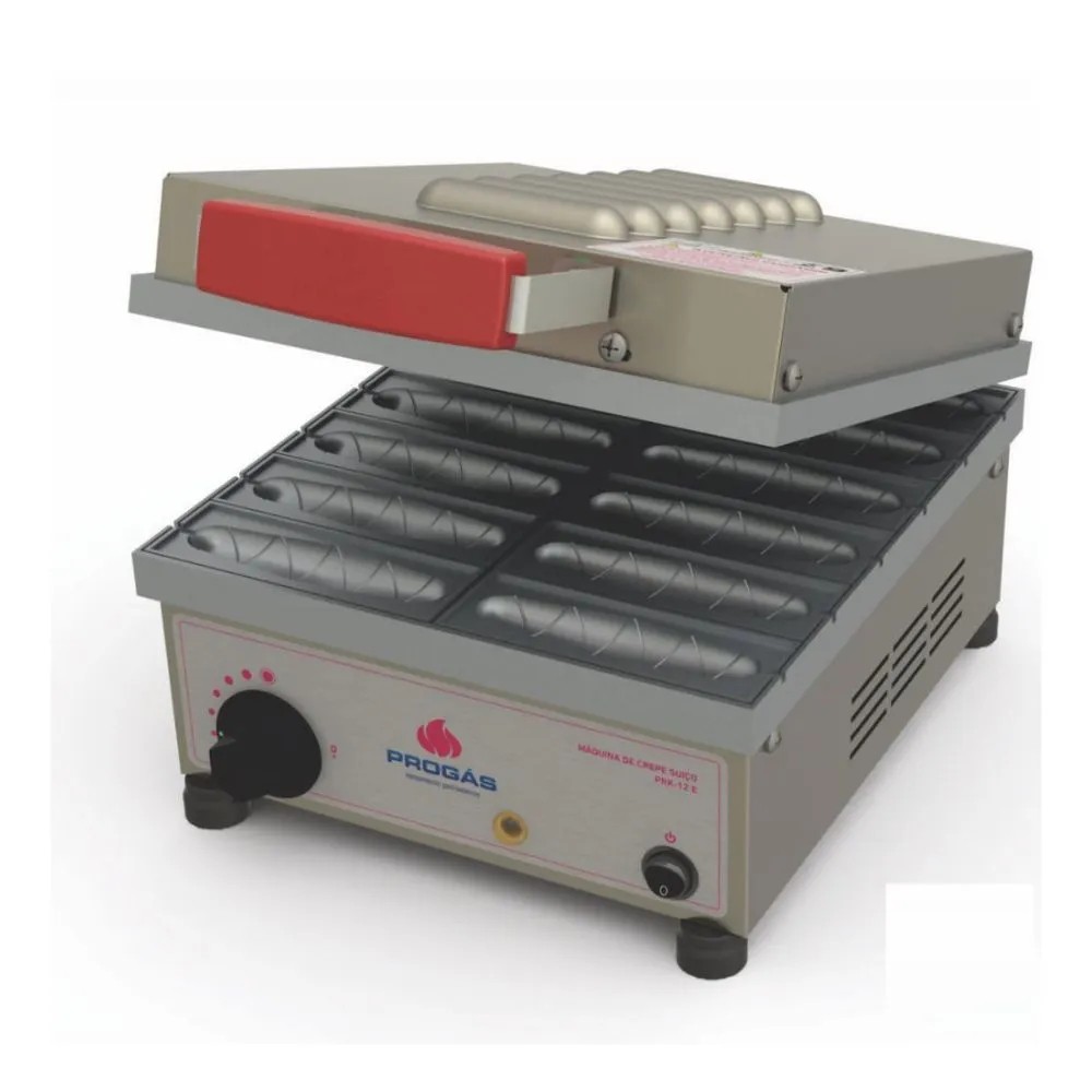 Crepeira Elétrica Para Crepe Suíço 12 Cavidades PRK-12 STYLE