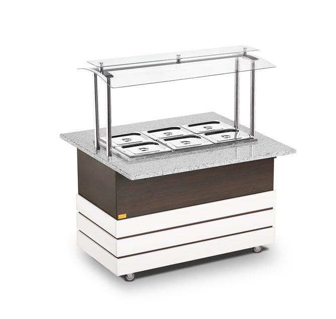 Buffet Módulo Refrigerado MDR 1600 4 Recipientes - REFRIMATE