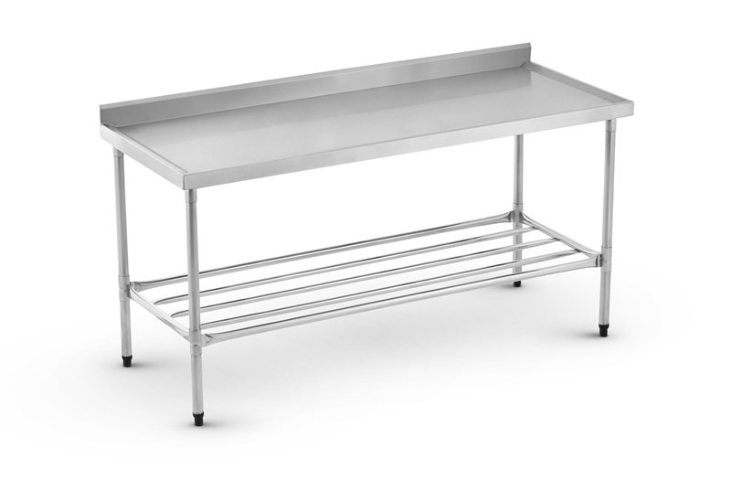 Mesa Inox Espelho Borda 95x300x73 MITEBPT 3000 - REFRIMATE