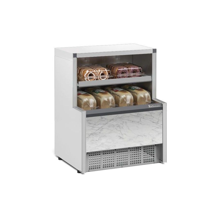 VITRINES NEUTRAS - PRATELEIRAS EM VIDRO TEMPERADO- 740mm- Módulo balança e vitrine neutra- MPBA-075 BR