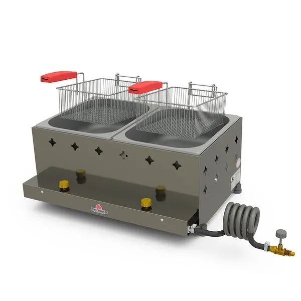Fritadeira de Mesa a Gás PR-20G GN - 10 Litros 2 Cestos - Progás