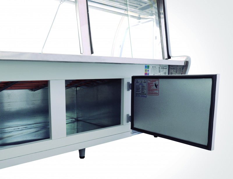 Expositor Açougue Classic com depositoCabeceira de Vidro 2MTS - CHIMAFRIO