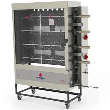Forno Assador Rotativo Progás PR-623 Para Frango 4 Espetos