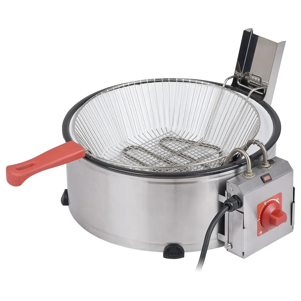Tacho de Fritura Elétrico 7,5 Litros Bacia Esmaltada