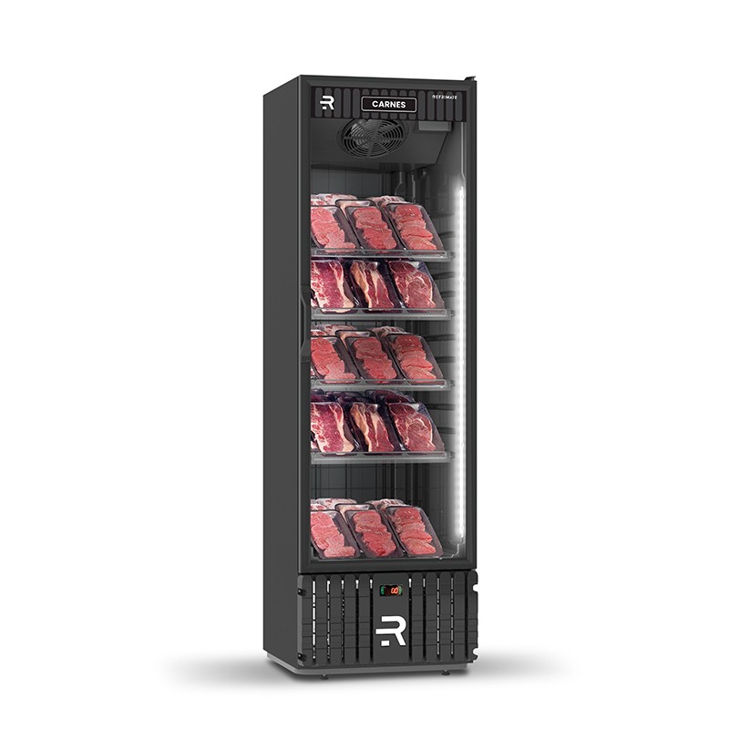 Visa Cooler Carnes 400L Porta de Vidro - REFRIMATE