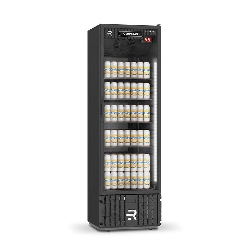 Visa Cooler Cerveja 400L Porta de Vidro - REFRIMATE