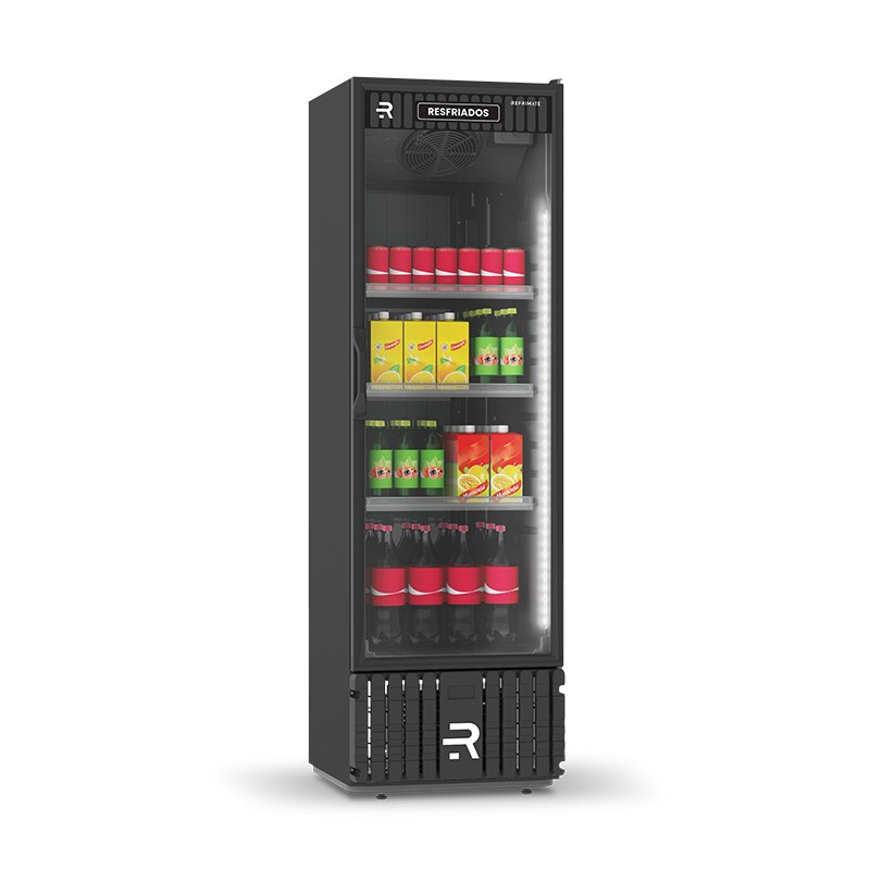 Visa Cooler Resfriados 400L Porta de Vidro - REFRIMATE