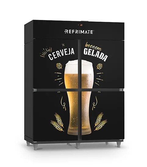 Visa Cooler Storage Porta Sólida 1900L - REFRIMATE