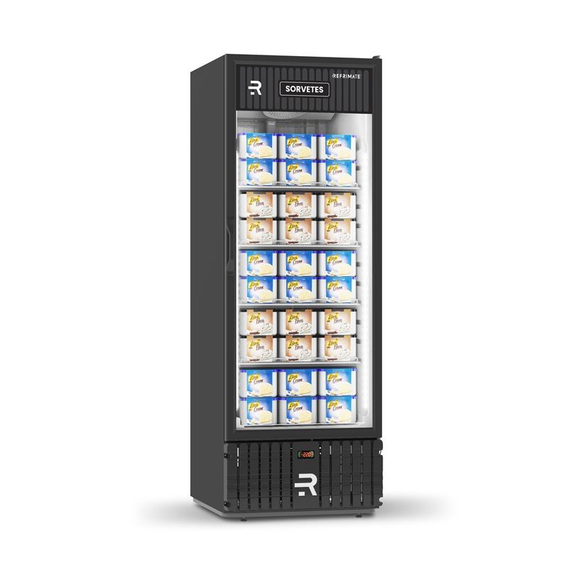 Visa Cooler Sorvetes 570L Porta de Vidro - REFRIMATE
