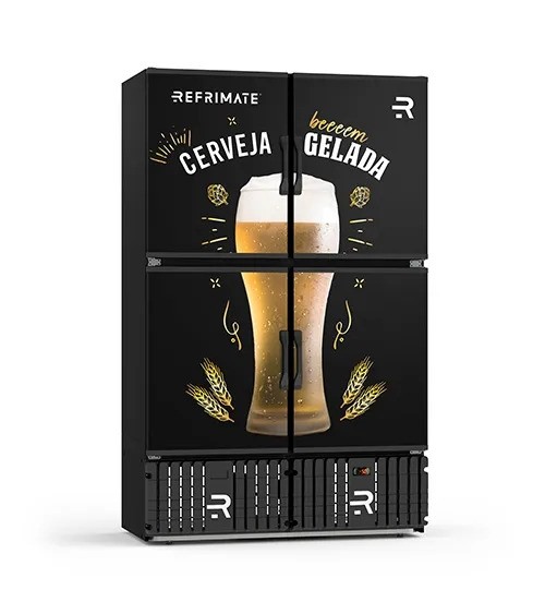 Visa Cooler Storage Porta Sólida 900L - REFRIMATE