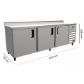 BALCAO SERVICO REFRIGERADO 2000 PRIME EXT/INT INOX LISO S/ ESP - VENANCIO