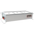 Balcão térmico De mesa 3 cubas tampas INOX soltas - GASTROMAQ