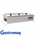 Balcão térmico De mesa 3 Cubas tampas VIDRO soltas - GASTROMAQ