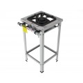 Fogão 1 boca dupla grelha 30 x 30 perfil 7 INOX - FGI 31 LD - G PANIZ