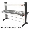 BTEX 10 - 5 AI I
Balcão térmico 10 cubas quentes inferior - 5 Gelo X superior - Pé Inox tampas inox - GASTROMAQ