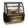 VITRINE ESTUFA -  1126mm- SEM CUBAS - VIDRO COM SERIGRAFIA- MGSE-110 MD