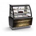 VITRINE REFRIGERADA -  1126mm- DUPLA FUNÇÃO - VIDRO COM SERIGRAFIA- GGSR-110 MD