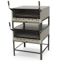 Forno Refratário Industrial Duplo a Gás Com Cavalete PRP-900DP G2 S/KG INOX - Aço Inox Escovado - Progás